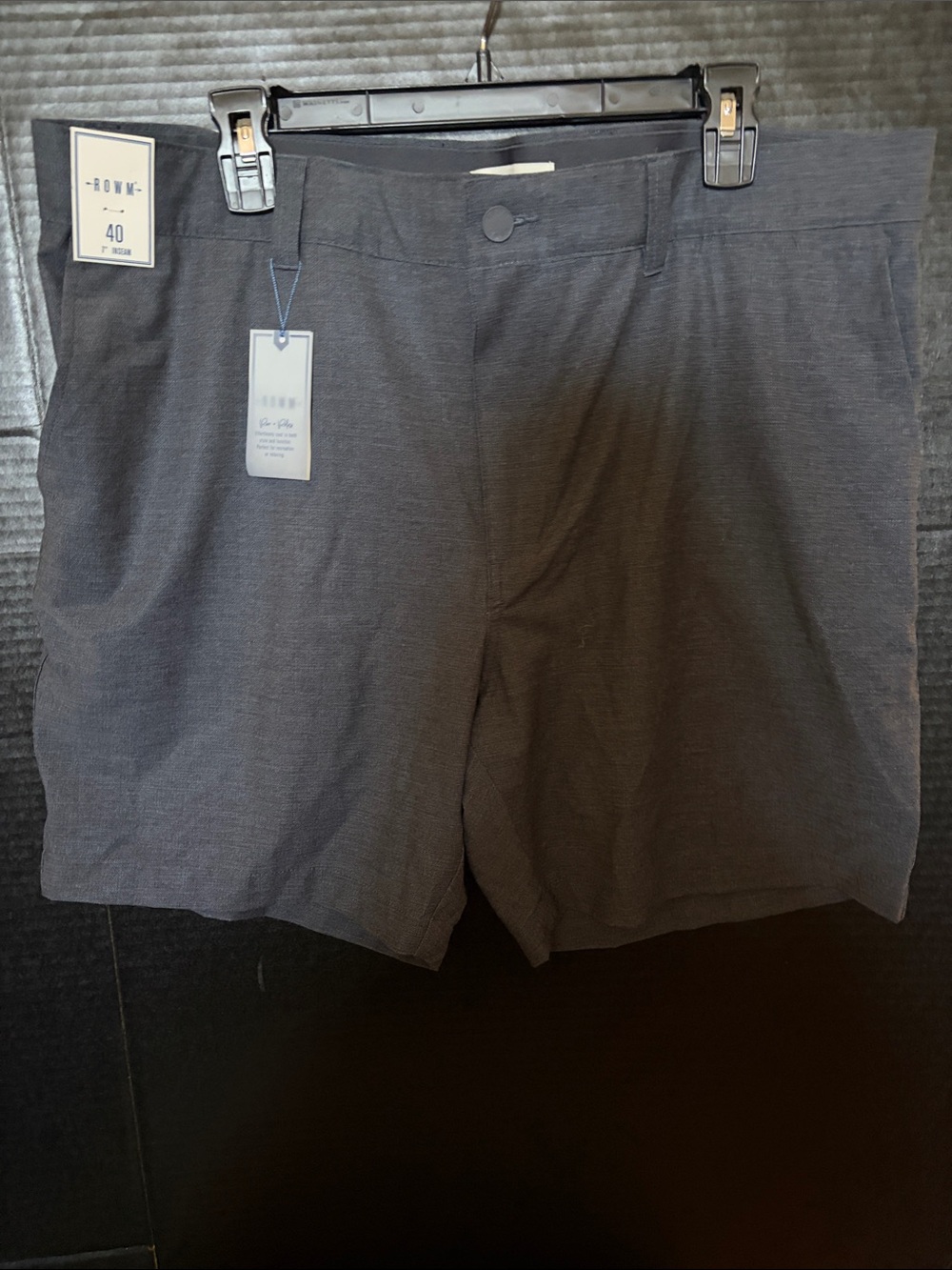 ROWM Men's Classic Bermuda Shorts - Slate Gray
